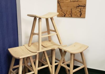 Wooden chairs